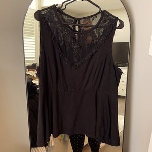 Black Lace Top